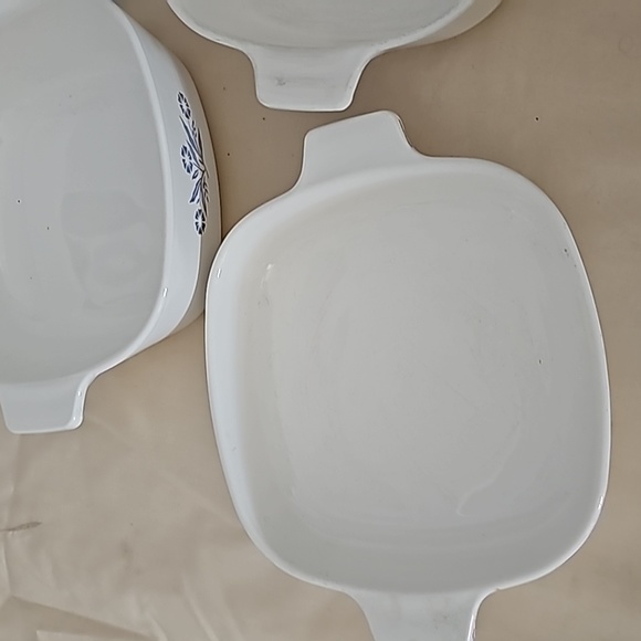 Corningware Cornflower Casserole Dishes P-1 1/2 P-12B P-7B 7" 1qt 1-1/2qt - Picture 3 of 11